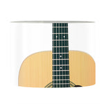 Acoustic Guitar Print Drum Lamp Shade