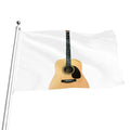 Acoustic Guitar Print Flag