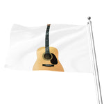 Acoustic Guitar Print Flag