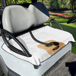 Acoustic Guitar Print Golf Cart Seat Cover