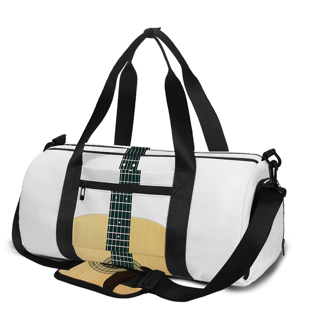 Acoustic Guitar Print Gym Bag