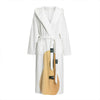 Acoustic Guitar Print Hooded Bathrobe