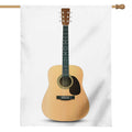 Acoustic Guitar Print House Flag