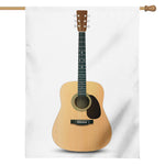 Acoustic Guitar Print House Flag