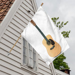 Acoustic Guitar Print House Flag