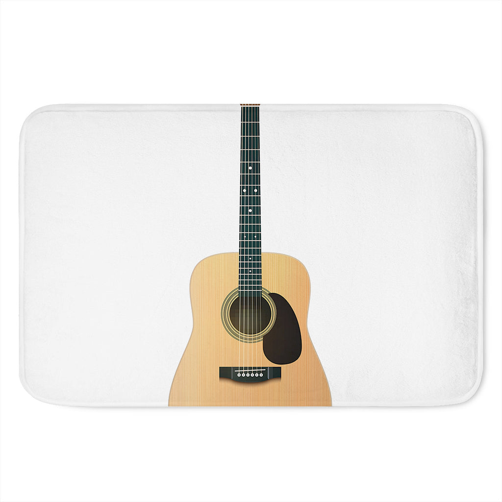 Acoustic Guitar Print Indoor Door Mat