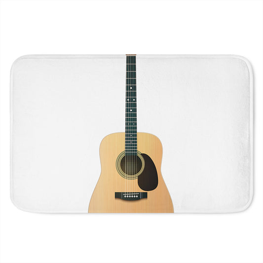 Acoustic Guitar Print Indoor Door Mat