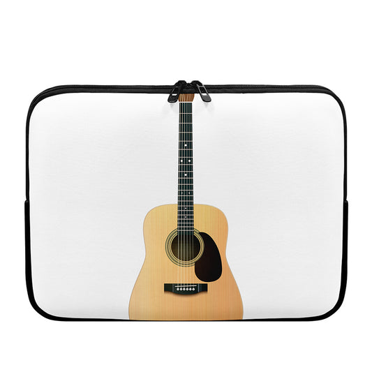 Acoustic Guitar Print Laptop Sleeve