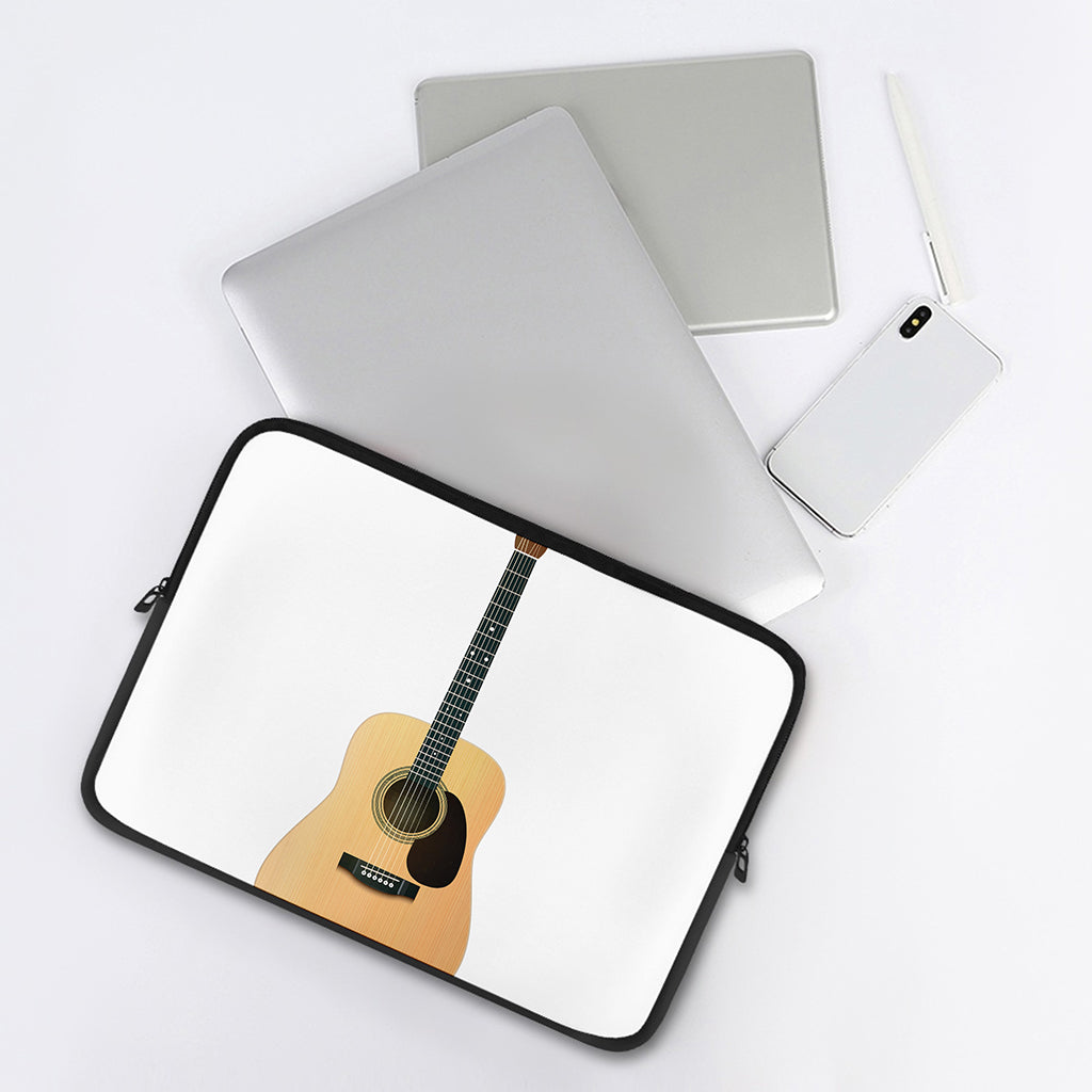 Acoustic Guitar Print Laptop Sleeve