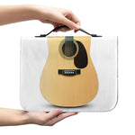 Acoustic Guitar Print Leather Bible Cover