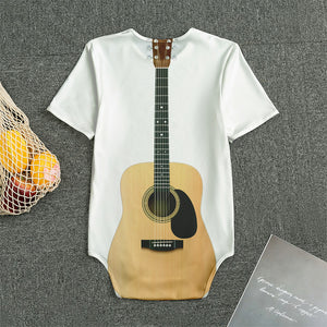 Acoustic Guitar Print Men's Bodysuit