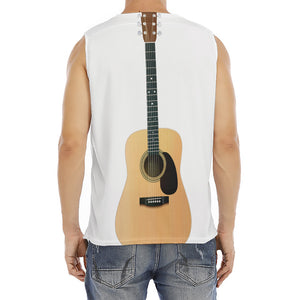 Acoustic Guitar Print Men's Fitness Tank Top