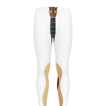 Acoustic Guitar Print Men's leggings