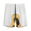 Acoustic Guitar Print Men's Sports Shorts