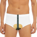 Acoustic Guitar Print Men's Triangle Swim Briefs
