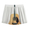 Acoustic Guitar Print Mesh Shorts