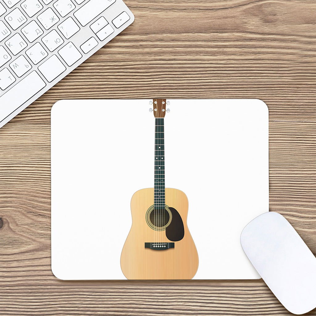 Acoustic Guitar Print Mouse Pad