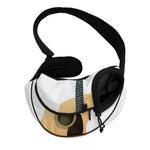 Acoustic Guitar Print Pet Sling Carrier