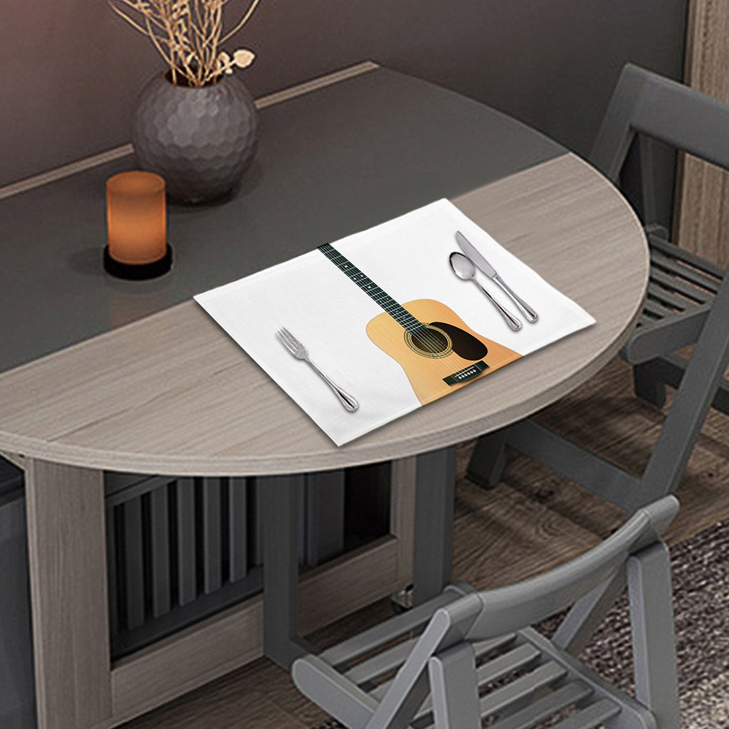 Acoustic Guitar Print Placemat