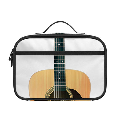 Acoustic Guitar Print Portable Lunch Bag