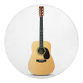 Acoustic Guitar Print Round Blanket