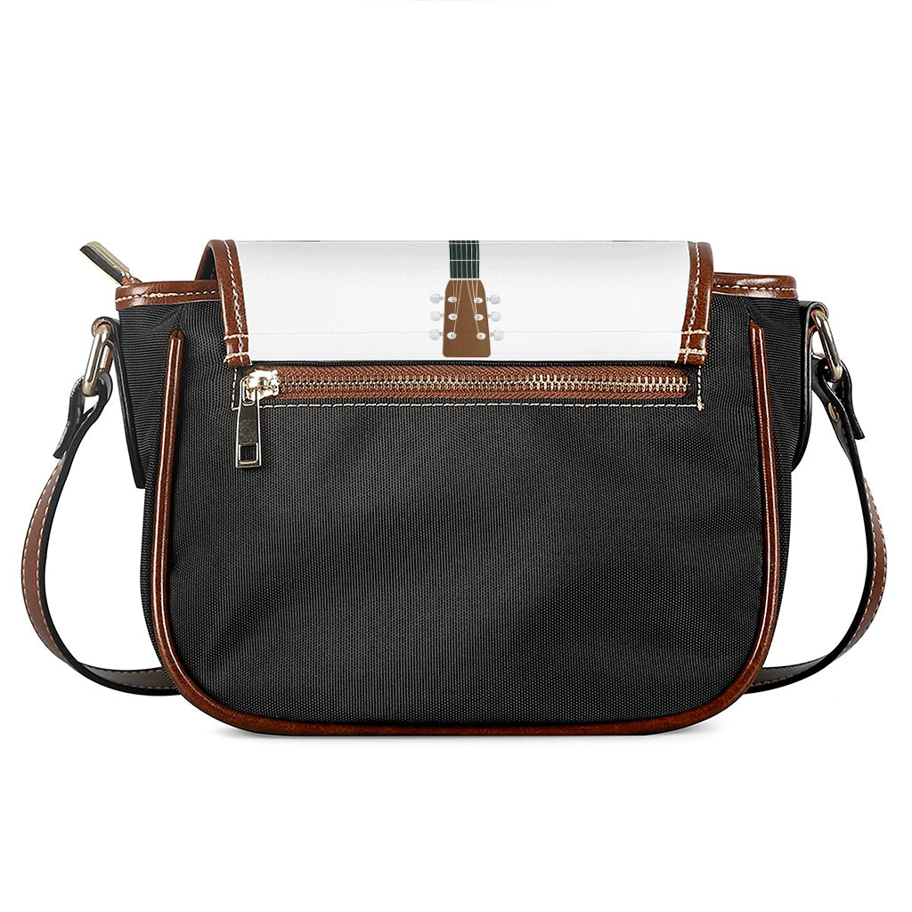 Acoustic Guitar Print Saddle Bag