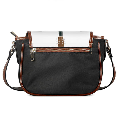 Acoustic Guitar Print Saddle Bag