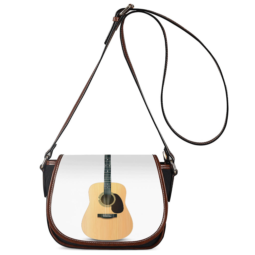 Acoustic Guitar Print Saddle Bag