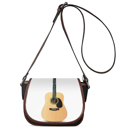 Acoustic Guitar Print Saddle Bag