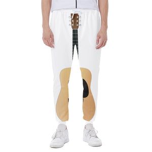 Acoustic Guitar Print Scuba Joggers