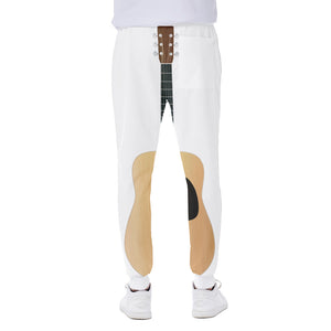 Acoustic Guitar Print Scuba Joggers