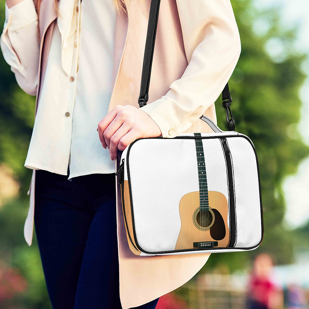 Acoustic Guitar Print Shoulder Strap Bible Bag