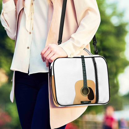 Acoustic Guitar Print Shoulder Strap Bible Bag