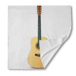 Acoustic Guitar Print Silk Bandana