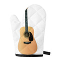Acoustic Guitar Print Single Oven Mitt