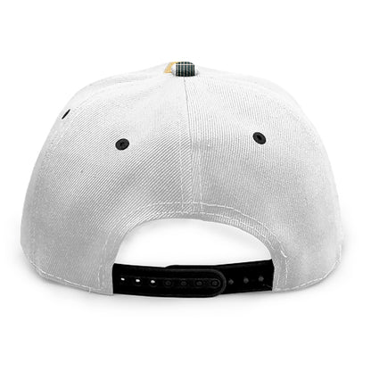 Acoustic Guitar Print Snapback Cap