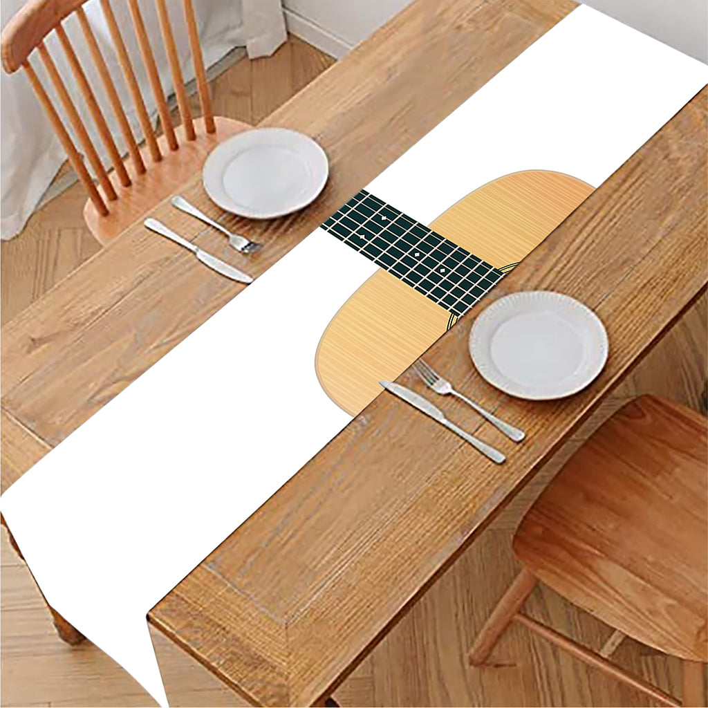 Acoustic Guitar Print Table Runner