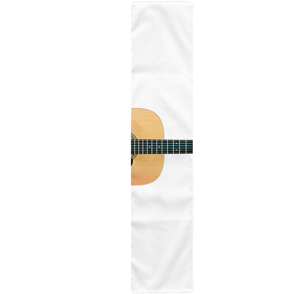 Acoustic Guitar Print Table Runner