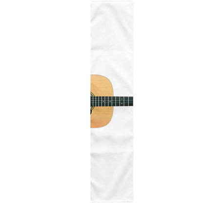 Acoustic Guitar Print Table Runner