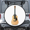 Acoustic Guitar Print Tire Cover With Camera Hole