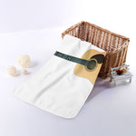 Acoustic Guitar Print Towel