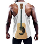 Acoustic Guitar Print Training Tank Top