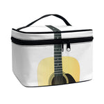 Acoustic Guitar Print Travel Makeup Bag