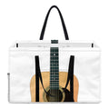 Acoustic Guitar Print Utility Tote Bag