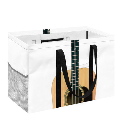 Acoustic Guitar Print Utility Tote Bag