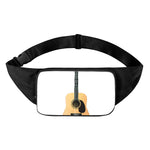 Acoustic Guitar Print Waist Bag