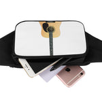Acoustic Guitar Print Waist Bag
