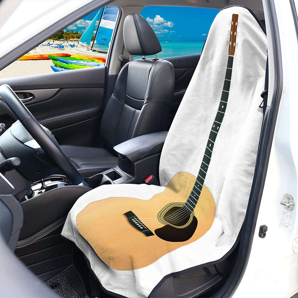 Acoustic Guitar Print Waterproof Car Seat Cover