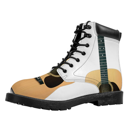 Acoustic Guitar Print Work Boots