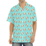 Adorable Beagle Puppy Pattern Print Aloha Shirt